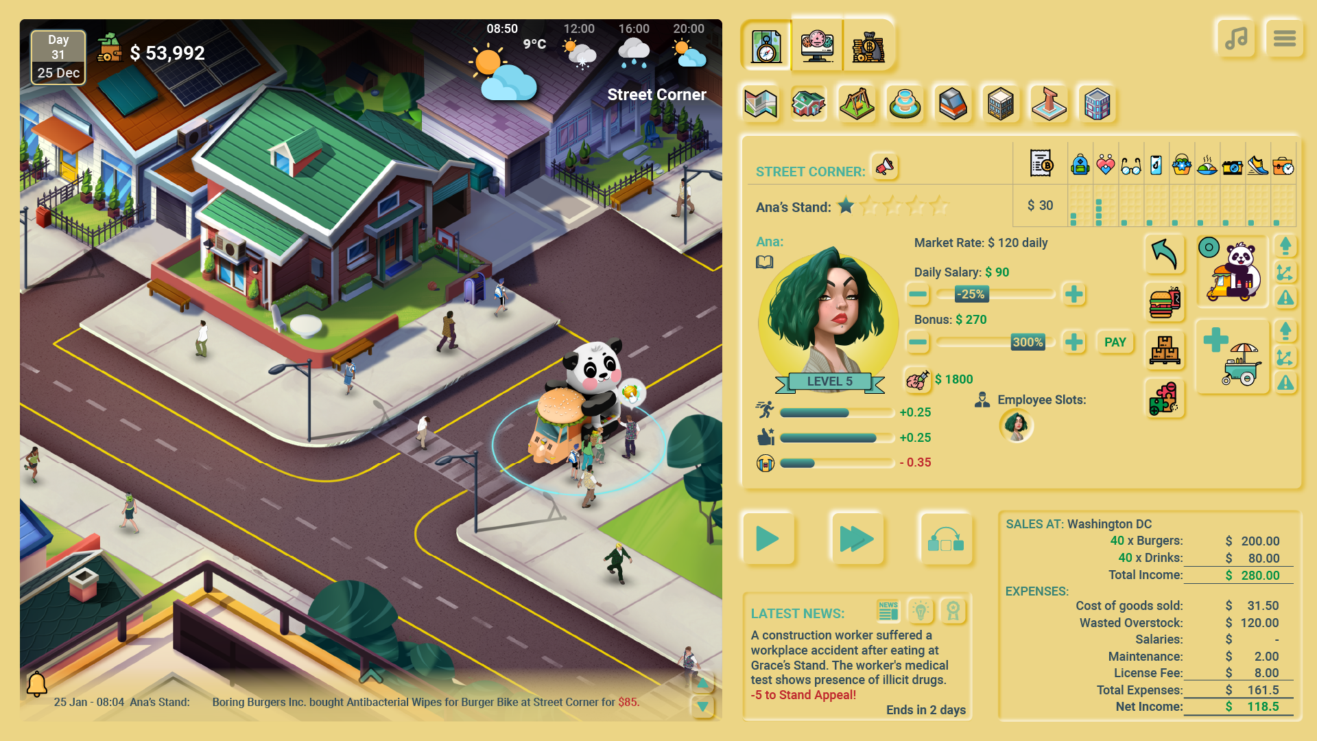 Business Heroes - The Latest Food Truck Strategy Simulation Game